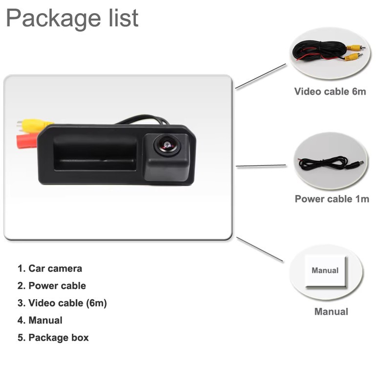 Volkswagen & Audi Compact Handle reversing Camera